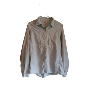 ExOfficio Men's‎ Grid Patter Button Up Shirt Medium